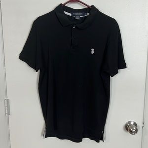 U.S. polo assn. mens medium black shirt.